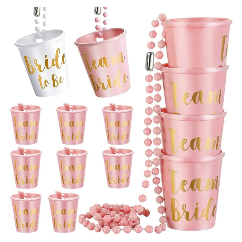 Чашки с веригата, чаши Jga за окачване, опаковки от 14 чаши за булката и моминско парти, чашки за захващане