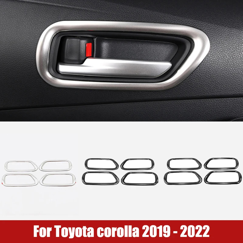 Вътрешната Врата Купа Защитна Рамка На Кутията Тампон Sticke За Toyota Corolla 2019 2020 2021 2022 Автомобилни Аксесоари