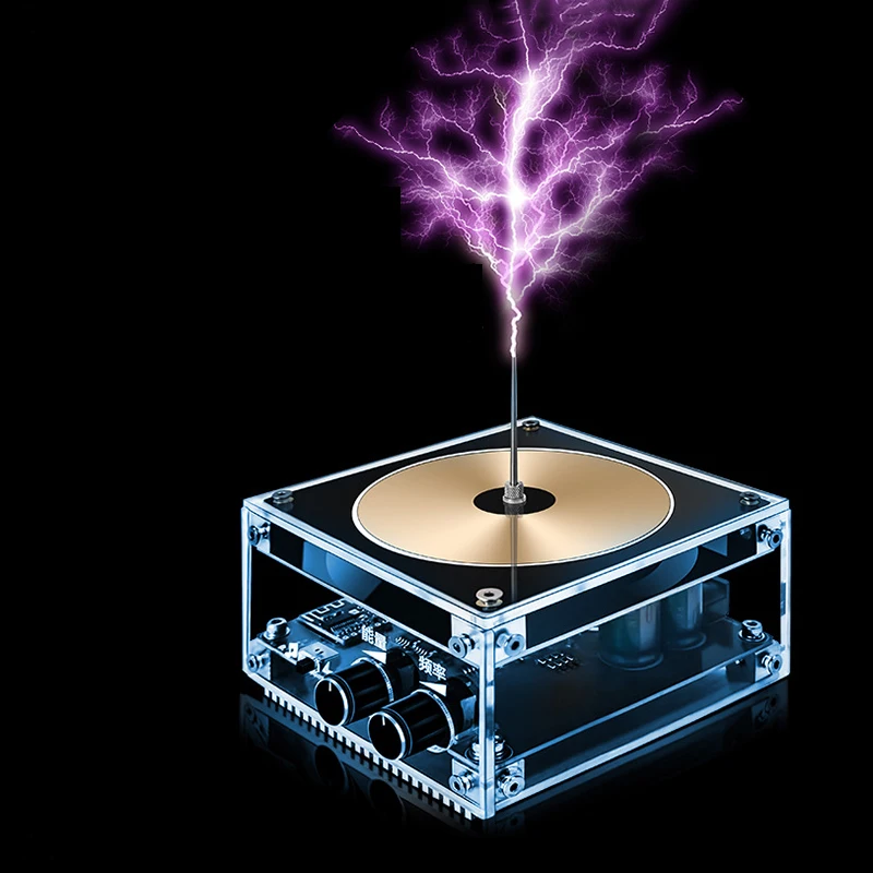 Музика Tesla Coil Длан Светкавица Bluetooth Връзка Научен Експеримент Инструменти