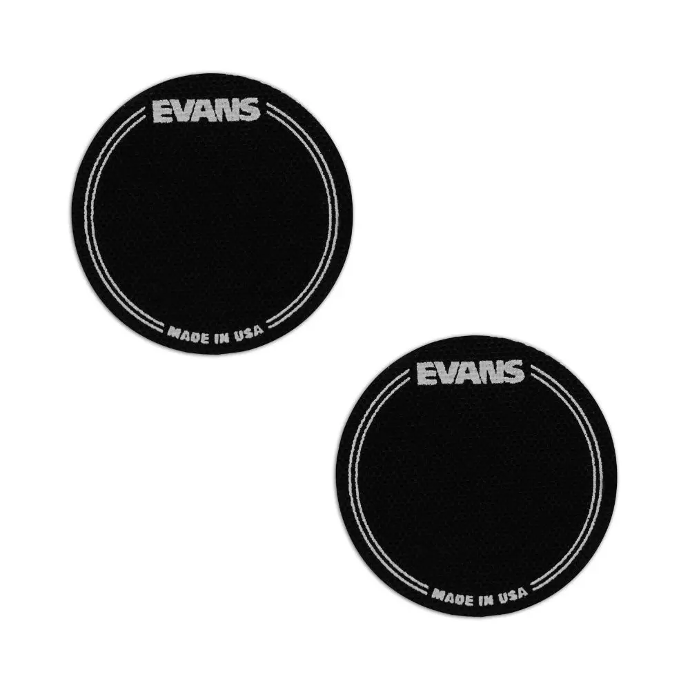 Тампон за една педала Evans by д ' Адарио EQ, черен найлон или прозрачна пластмаса