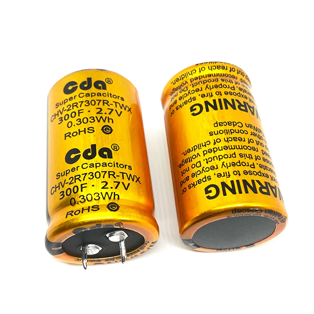 Суперконденсаторы CHV CDA Фарадный кондензатор 2,7 В 300F Суперконденсаторы CHV-2R7307R-TWX-S1